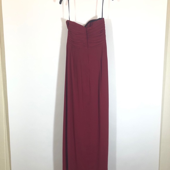 Dessy Collection style 2882 in Burgundy - Picture 2 of 9